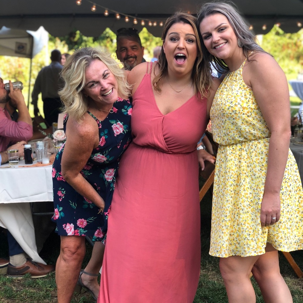 Lulu’s Rusty Rose Maxi Dress